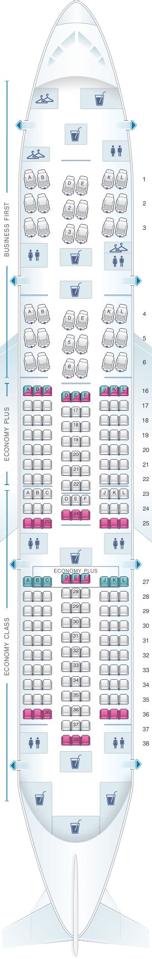 united boeing 787-8 dreamliner seat map