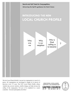 united church of christ local church profile
