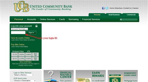 united community bank login id