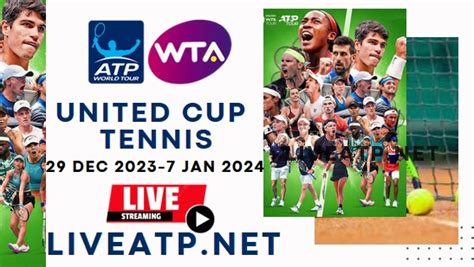 united cup tennis 2024 live free