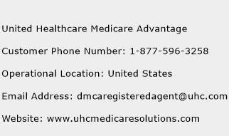 united healthcare advantage contact number