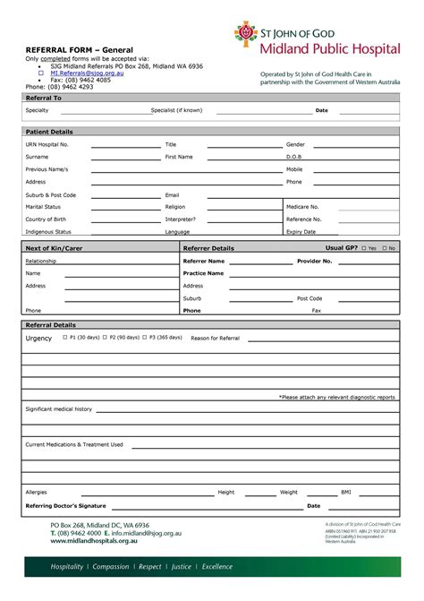 united hospital center referral forms