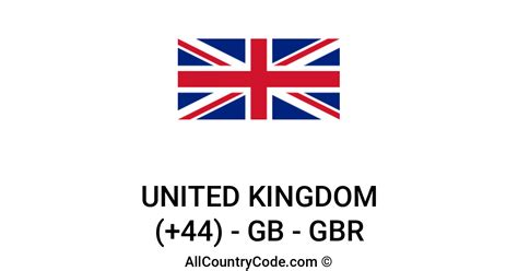 united kingdom country code iso