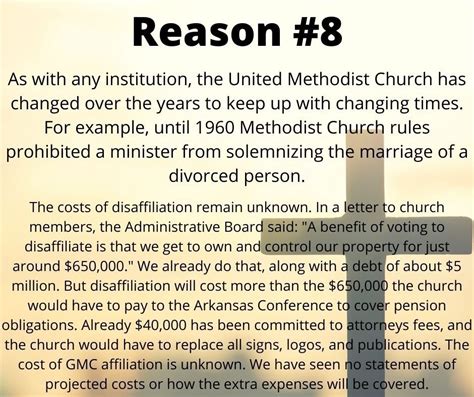 united methodist disaffiliation reasons