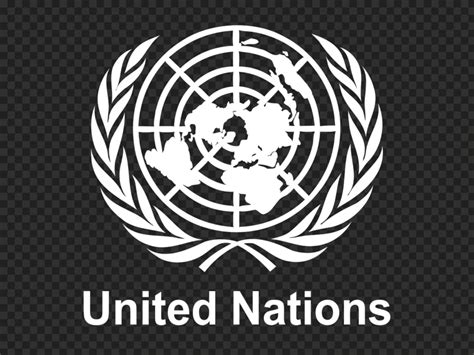 united nations logo white