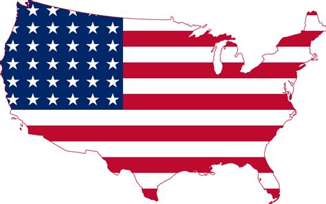 united states flag map png