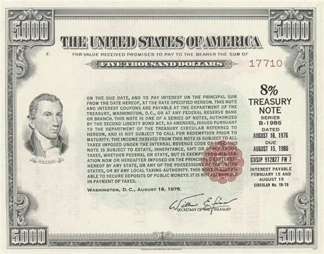 united states treasury notes 4.875%