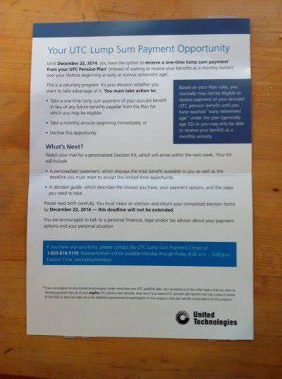United Technologies Pension Made Simple: What to Know and What to Skip