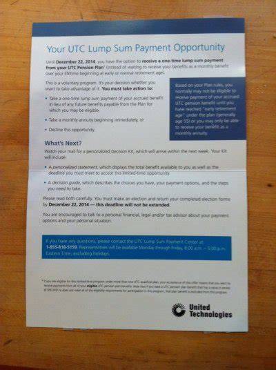 United Technologies Pension Made Simple: What to Know and What to Skip