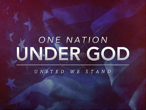 united we stand one nation under god