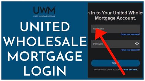 united wholesale mortgage login page