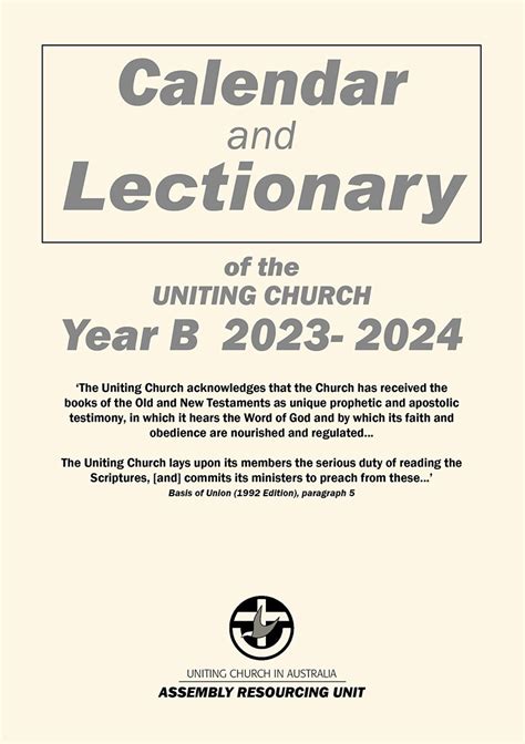 uniting church lectionary 2023