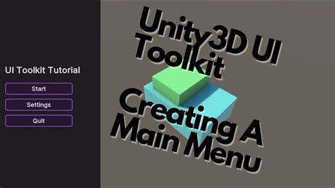 unity 3d ui toolkit tutorial