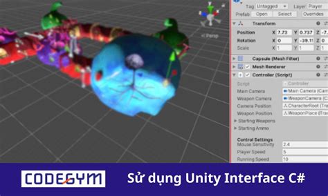 Unity C# Interface Example