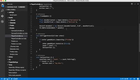 Unity C Code List