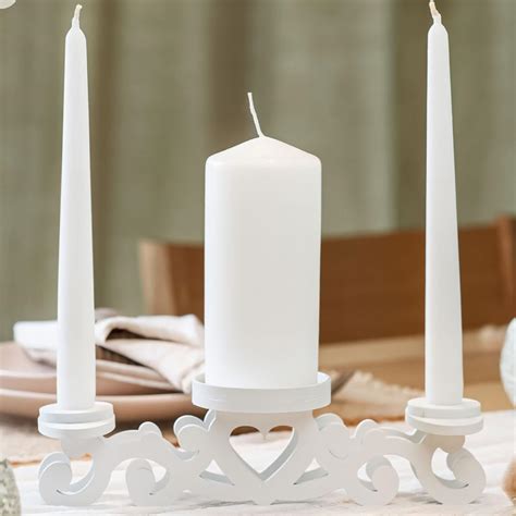 Unity Candle Holder Set For Wedding