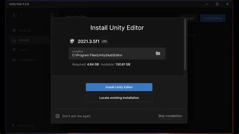 unity editor version download