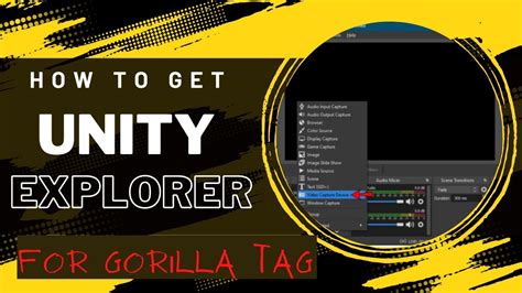 unity explorer download gorilla tag vr