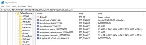 unity game save data location