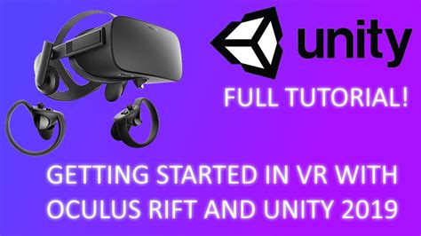 unity oculus rift setup