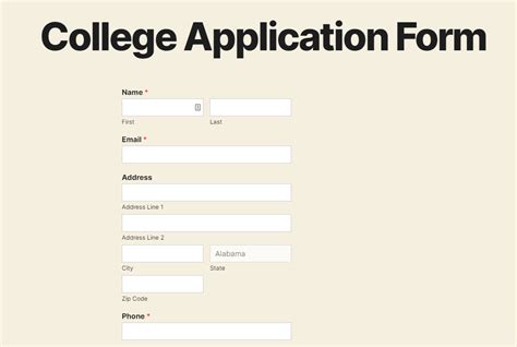 unity online college application