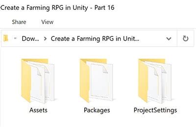 Unity Project Folder Size