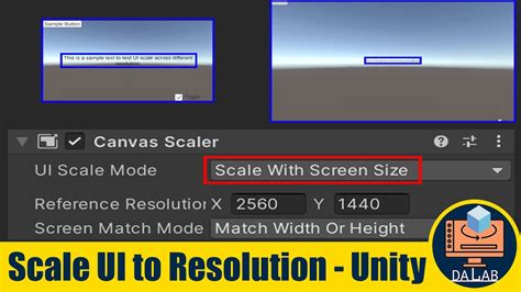 unity scale ui with screen size