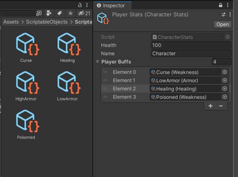 unity scriptable objects