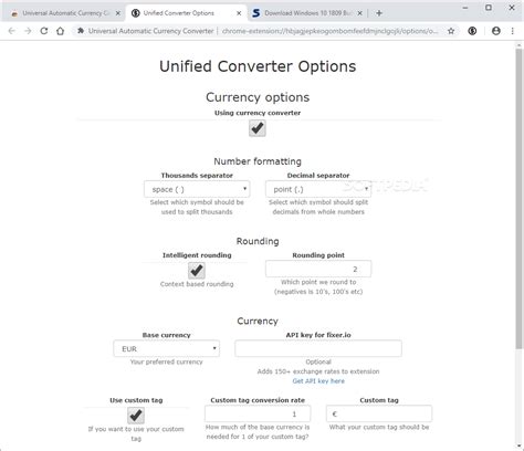 Universal Currency Convertor