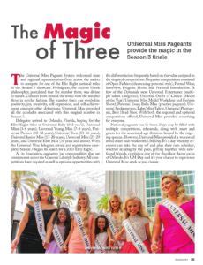 universal miss pageant system