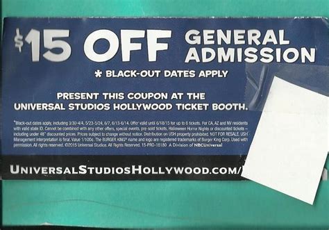 Universal Studios Promo Code August 2021