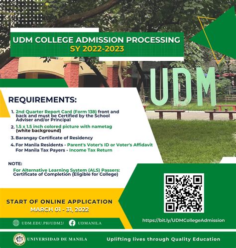 universidad de manila admission 2023
