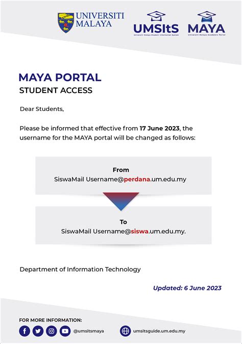universiti malaya maya portal