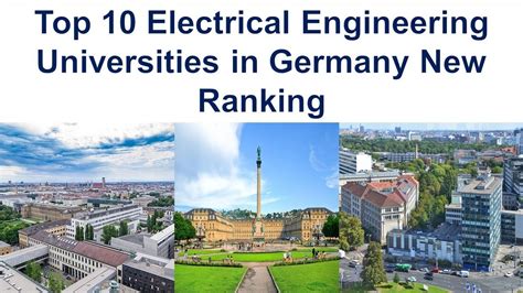 universities in germany for masters in electrical engineering