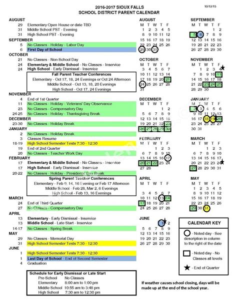 University Of Sioux Falls Academic Calendar