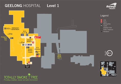 university hospital geelong map