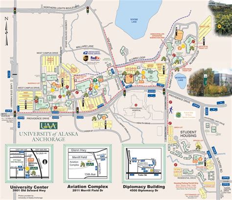 university of alaska anchorage map