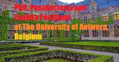 university of antwerp application