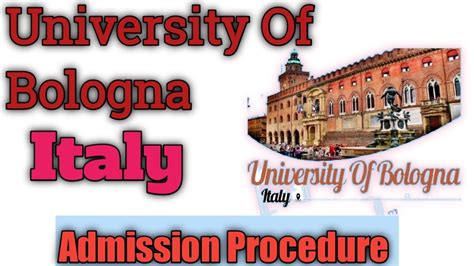university of bologna italy admission