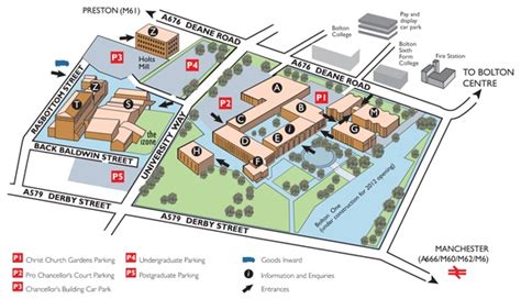 university of bolton campus map
