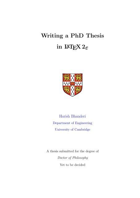 university of cambridge phd thesis repository