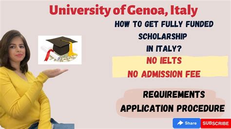 university of genoa apply