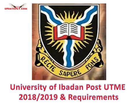 university of ibadan post utme update