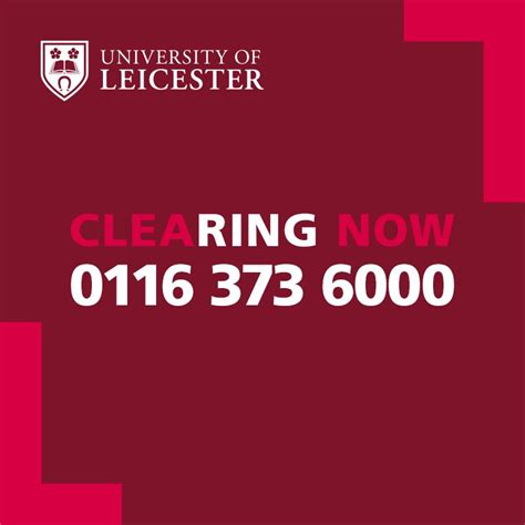 university of leicester clearing hotline