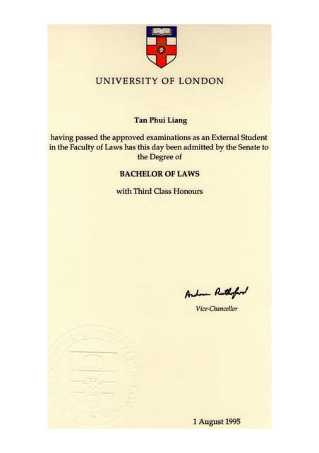 university of london law degree