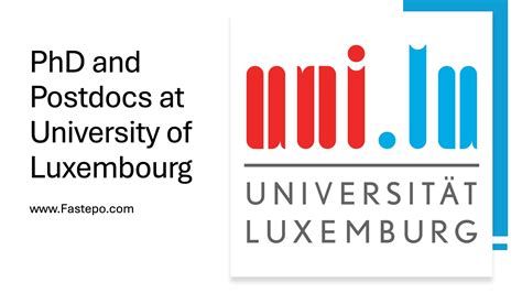 university of luxembourg phd vacancies