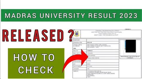 university of madras result 2023 2nd sem