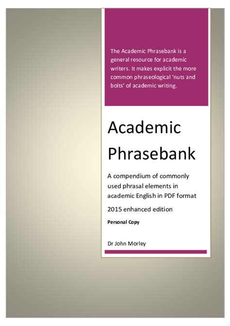 university of manchester phrasebank pdf