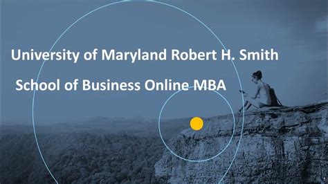 university of maryland online mba reviews