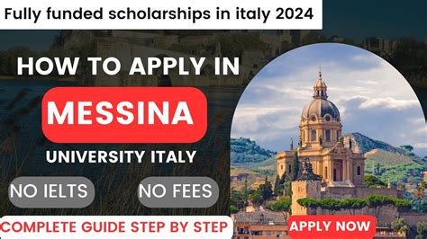 university of messina italy apply online